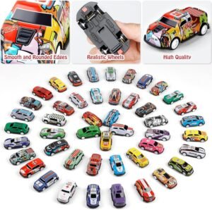 48 pcs alloy pull back car collection for kid