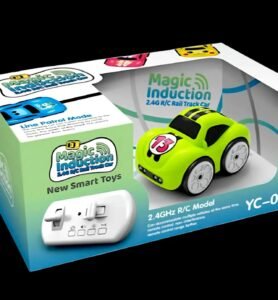 Magic induction sensor car toy with box packaging for kids