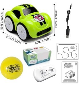 Induction sensor car toy size chart with charger and accessories